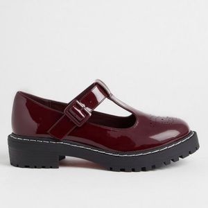 TORRID T-Strap Lug Mary Jane (WW) SHOES